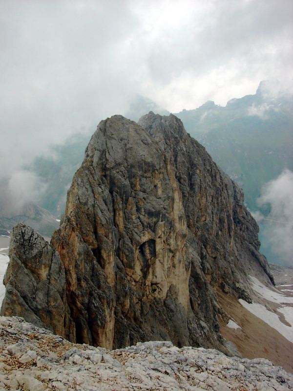 Marmolata glacier