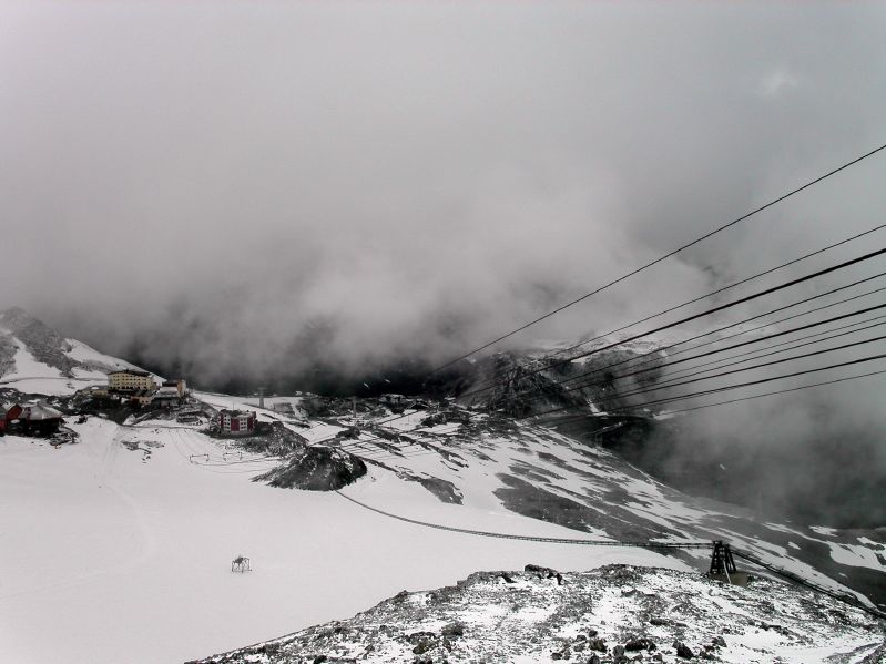 Stilvserjoch/Passo di Stelvio skiing area.