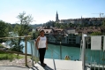 Brenpark Bern im Hintergrund Mattequartier