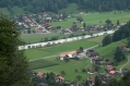 Blick nach Meiringen mit Aare