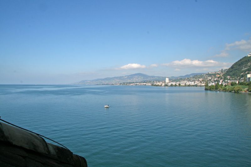 Genfersee Blick Richtung Vevey